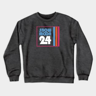 Snow Moon 24 Hour Challenge Ultramarathon Crewneck Sweatshirt